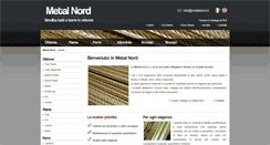 Desktop Screenshot of metalnord.it